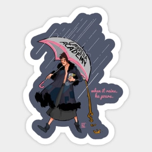 When It Rains Sticker